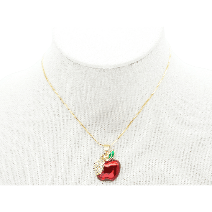 RODIO DORADO DIJE MANZANA 20MM 2