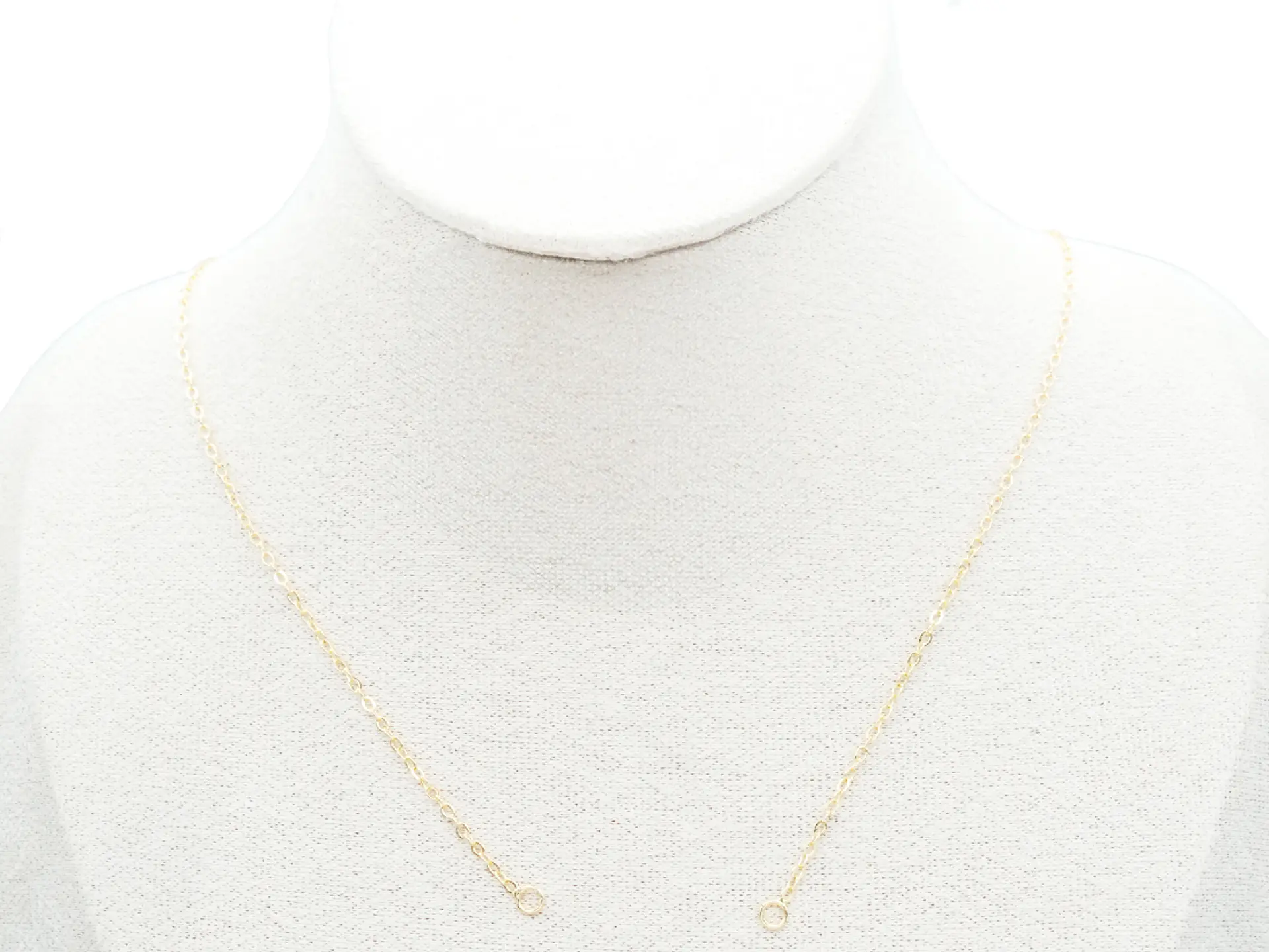 RODIO DORADO CADENA PARA DIJE 45CM CON EXTENSION 1
