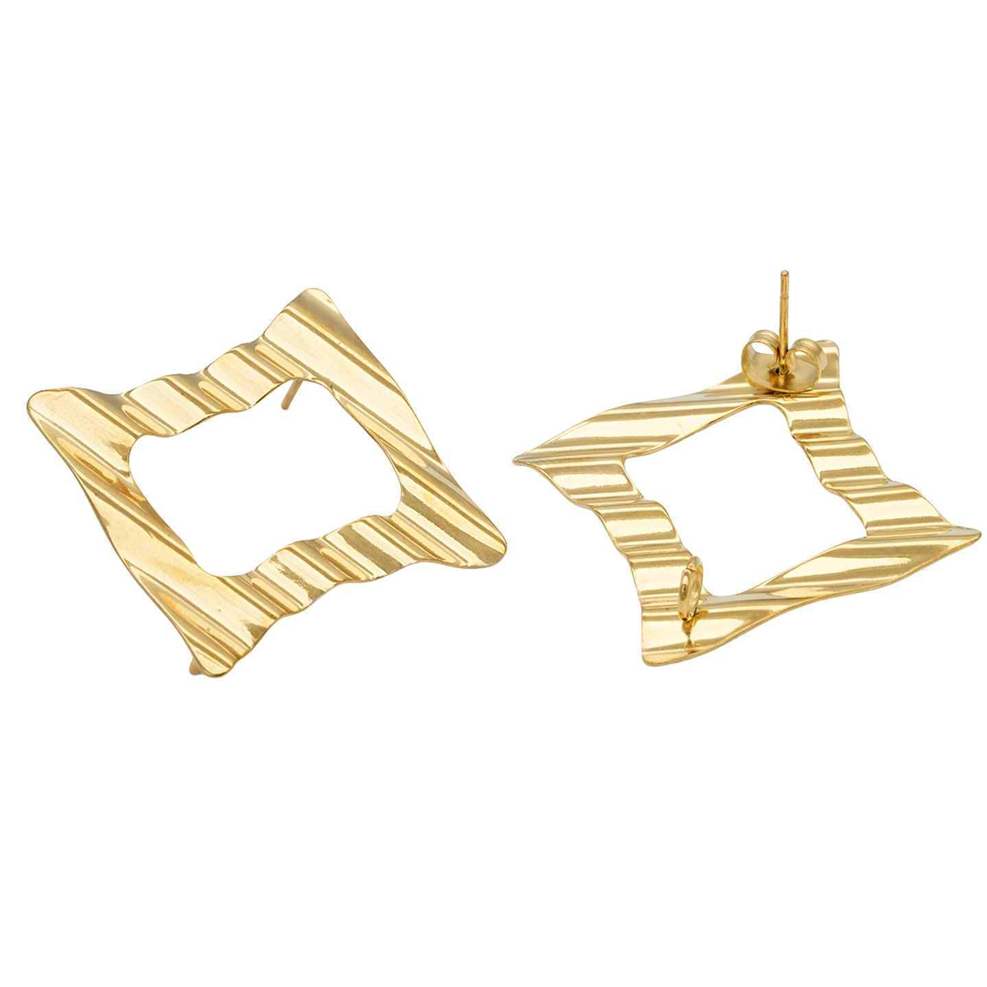 ACERO DORADO TOPO 147 CUADRADO MARTILLADO 28*28M 1