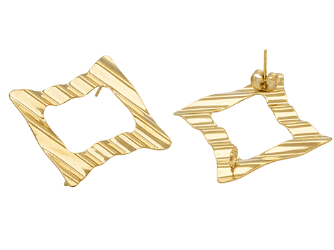 ACERO DORADO TOPO 147 CUADRADO MARTILLADO 28*28M