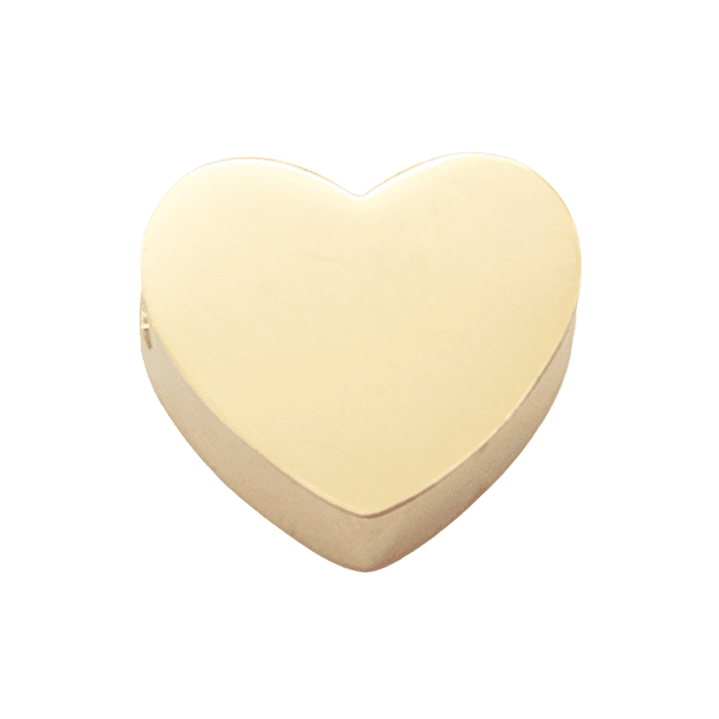 ACERO DORADO SEPARADOR CORAZON 8*8MM  1