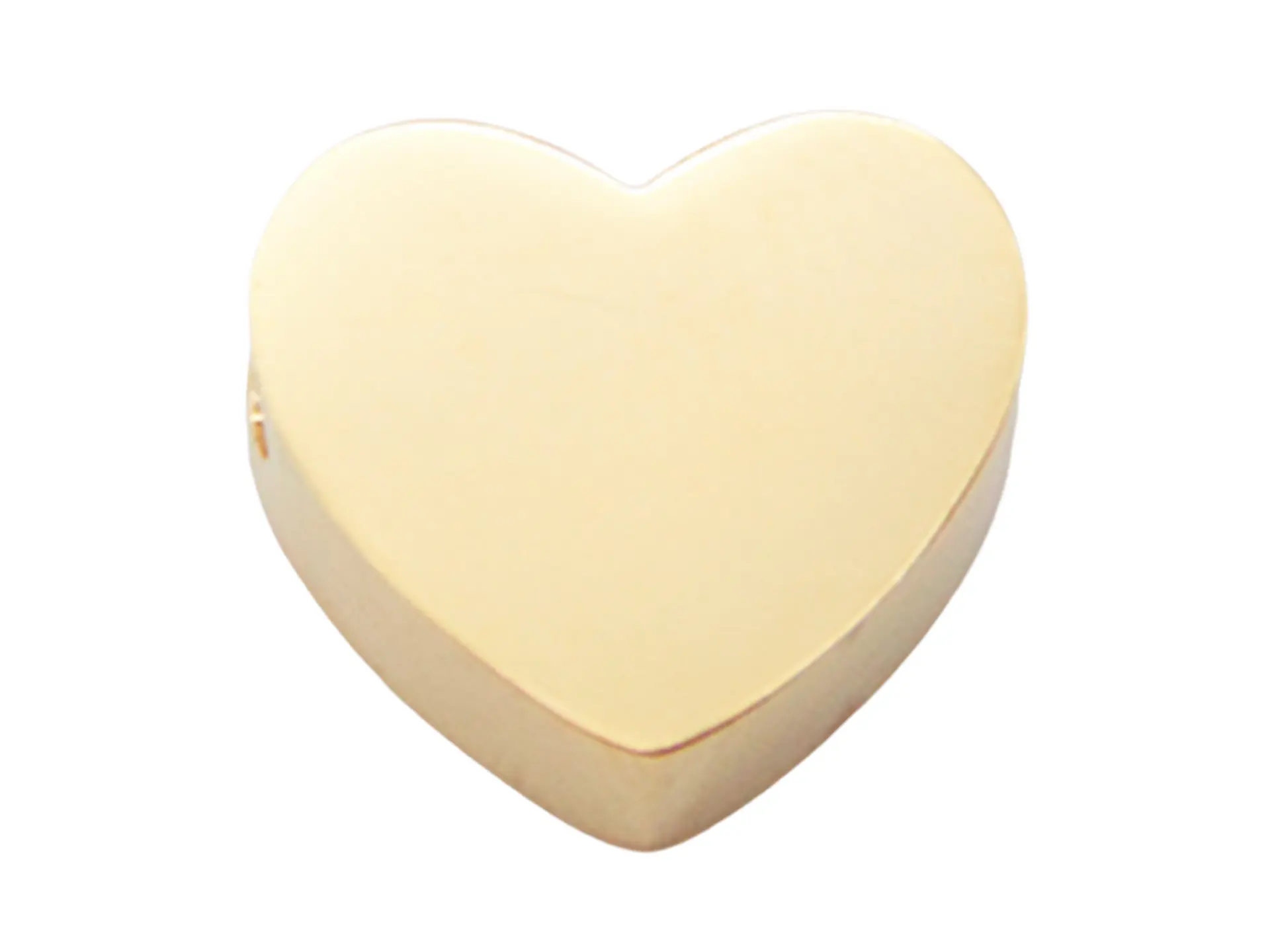 ACERO DORADO SEPARADOR CORAZON 8*8MM  1