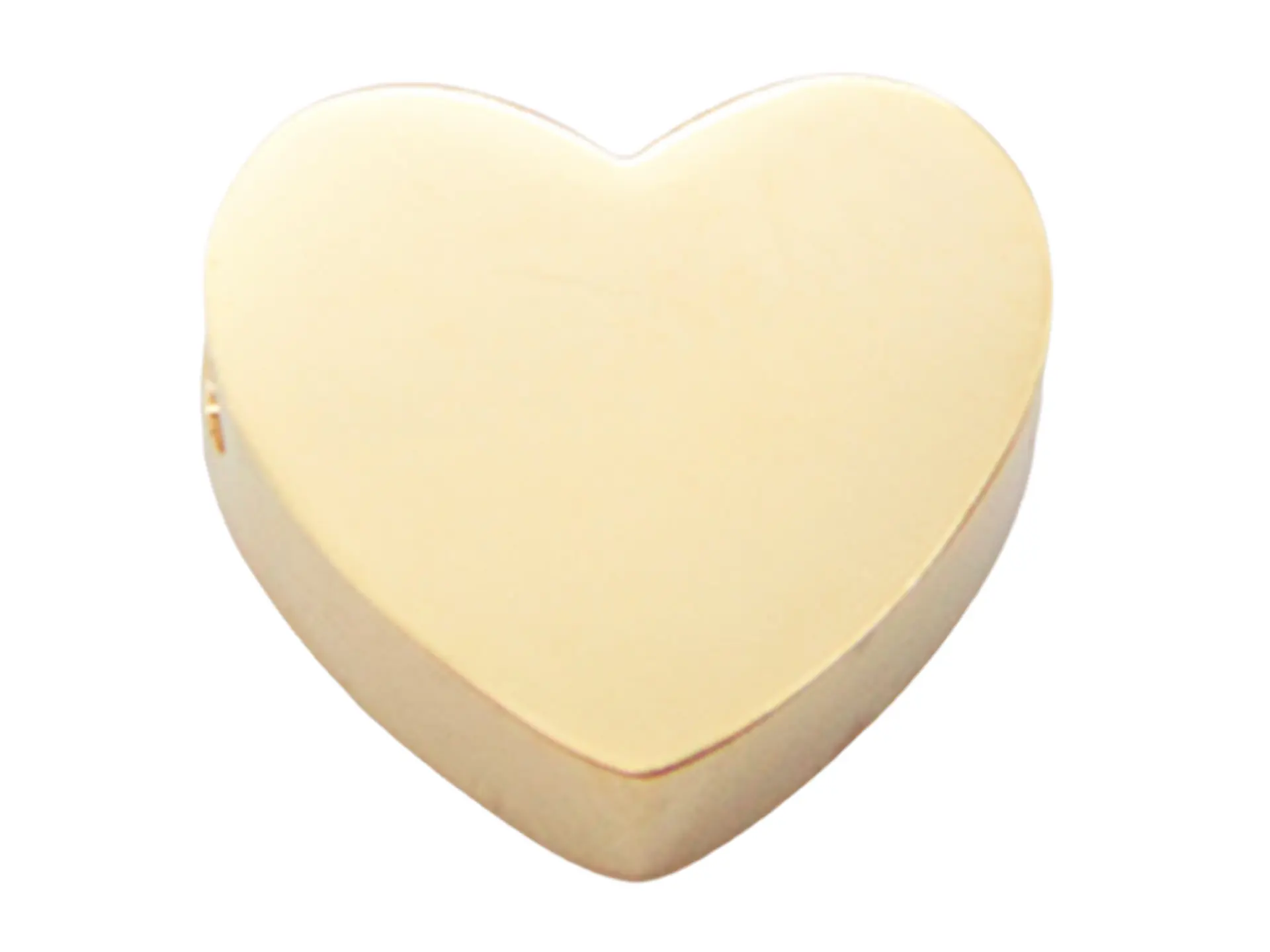 ACERO DORADO CENTRO CORAZON 12*12MM 1