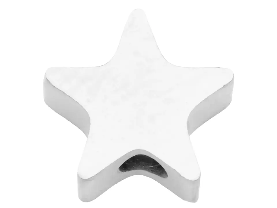 ACERO PLATEADO CENTRO ESTRELLA 12*3MM 1