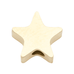 ACERO DORADO CENTRO ESTRELLA 10*3MM