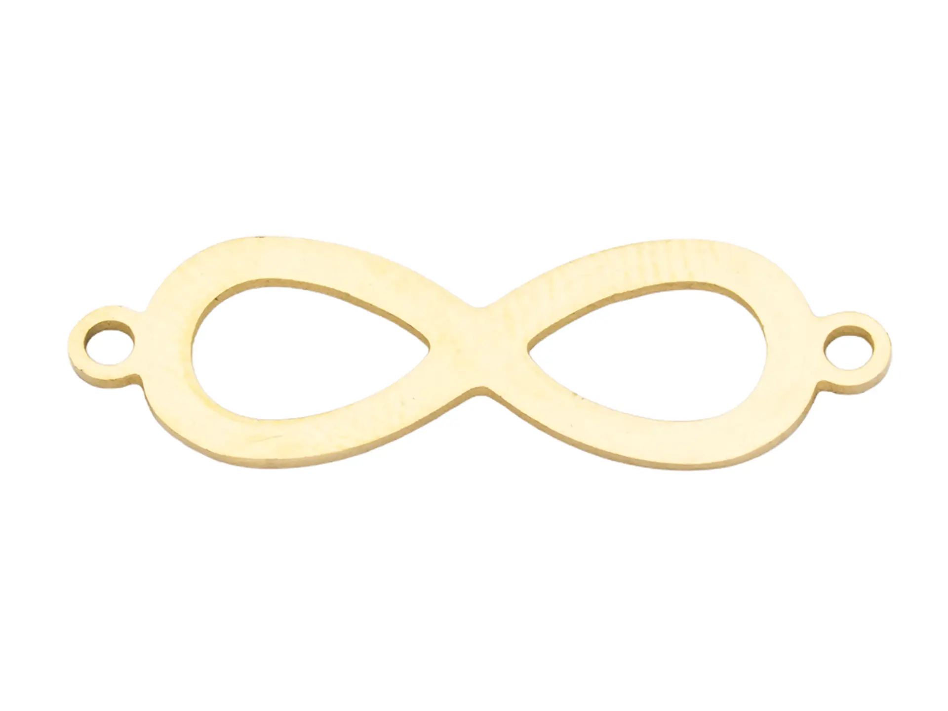 ACERO DORADO CENTRO PULSERA INFINITO PLANO 25*9MM 1