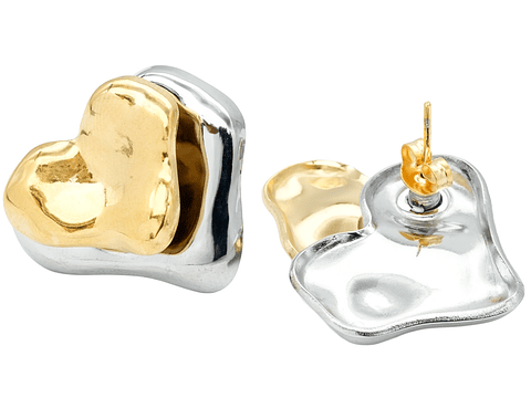 ACERO DORADO TOPO CORAZON 20MM BICOLOR TERMINADO 151 