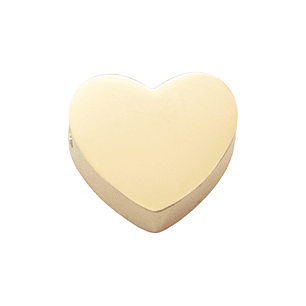 ACERO DORADO SEPARADOR CORAZON 6MM 