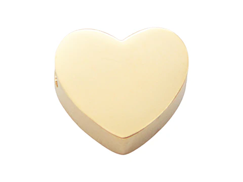 ACERO DORADO SEPARADOR CORAZON 6MM 