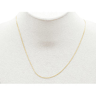 ACERO DORADO CADENA TERMINADA LAZO AGUJA 0.8*50CM