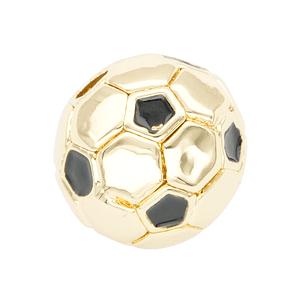 RODIO DORADO CENTRO BALON PARCHE NEGRO 10MM