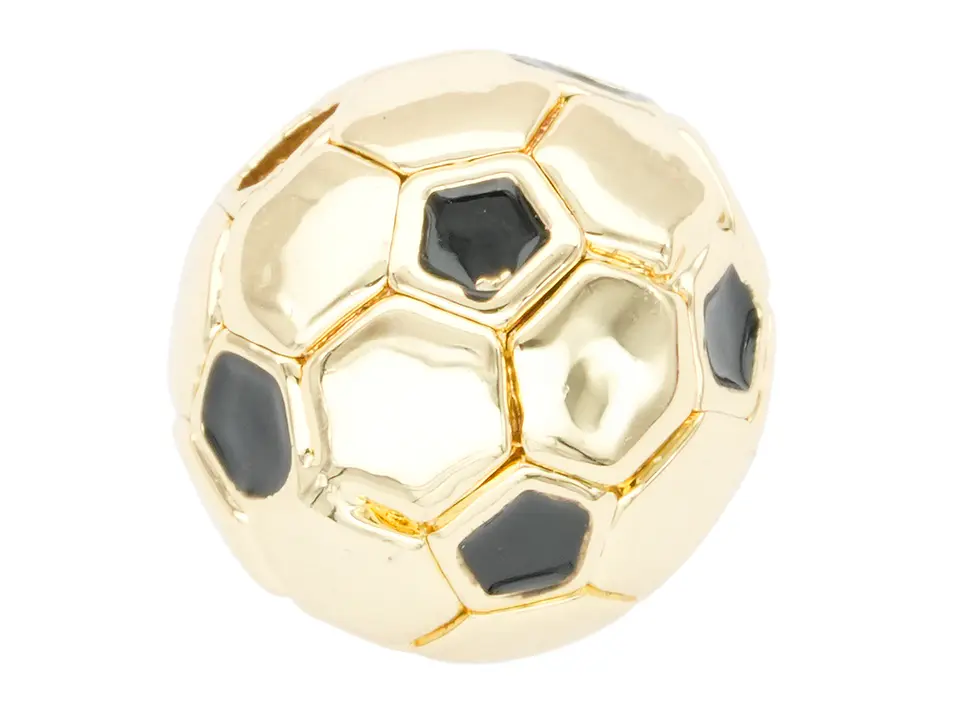 RODIO DORADO CENTRO BALON PARCHE NEGRO 10MM 1