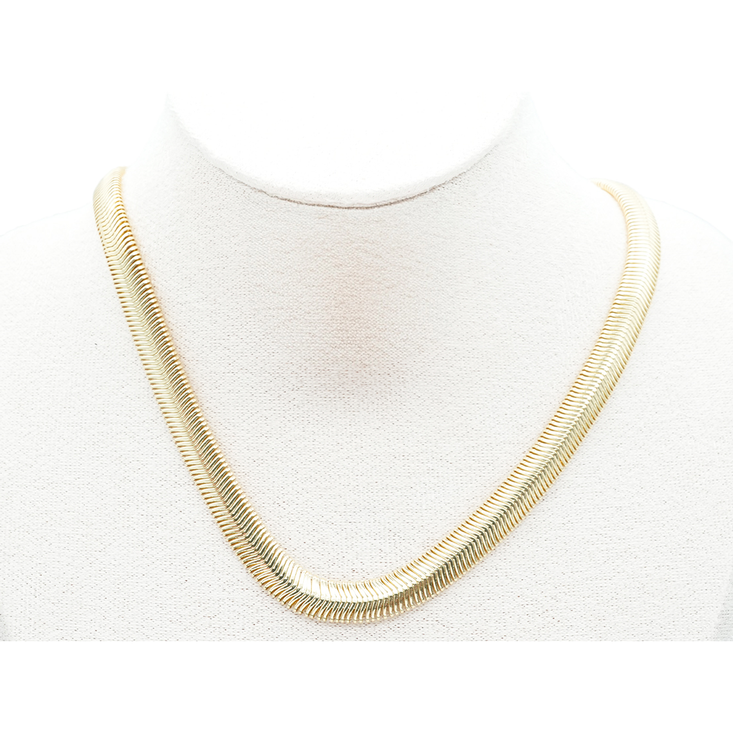 RODIO DORADO CADENA LAZO PLANO TERMINADA 8*3M 45CM 1