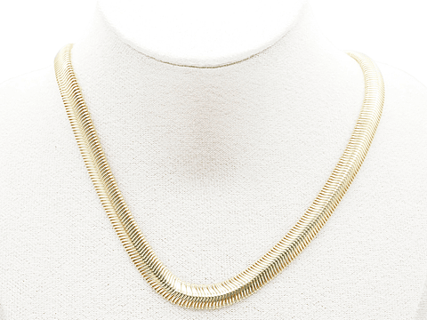 RODIO DORADO CADENA LAZO PLANO TERMINADA 8*3M 45CM