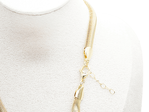 RODIO DORADO CADENA LAZO PLANO TERMINADA 8*3M 45CM