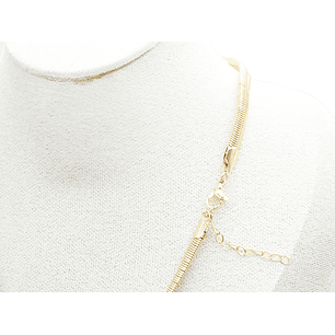 RODIO DORADO CADENA LAZO PLANO TERMINADA 6*3M 45CM