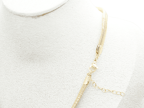 RODIO DORADO CADENA LAZO PLANO TERMINADA 6*3M 45CM