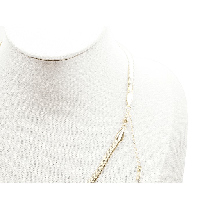 RODIO DORADO CADENA LAZO PLANO TERMINADA 4*2M 45CM 2