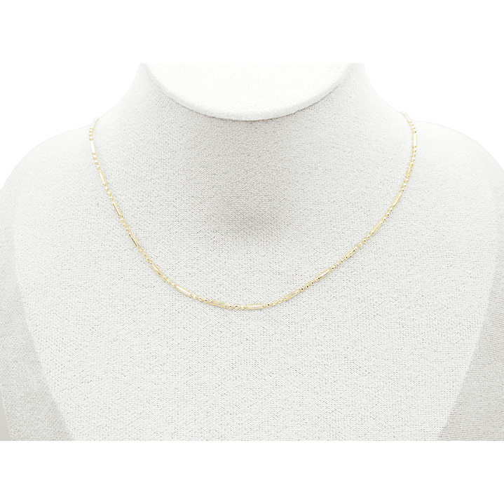 RODIO DORADO CADENA PALITO TRES PUNTOS AGUJA 45CM 2