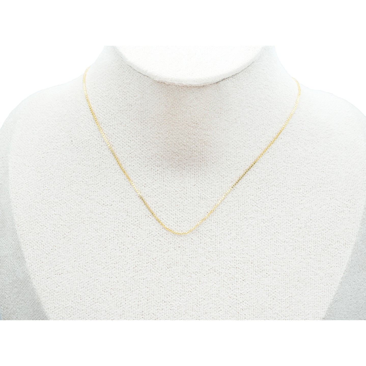 RODIO DORADO CADENA AGUJA PARA COLLAR EXTENSION 45CM 2