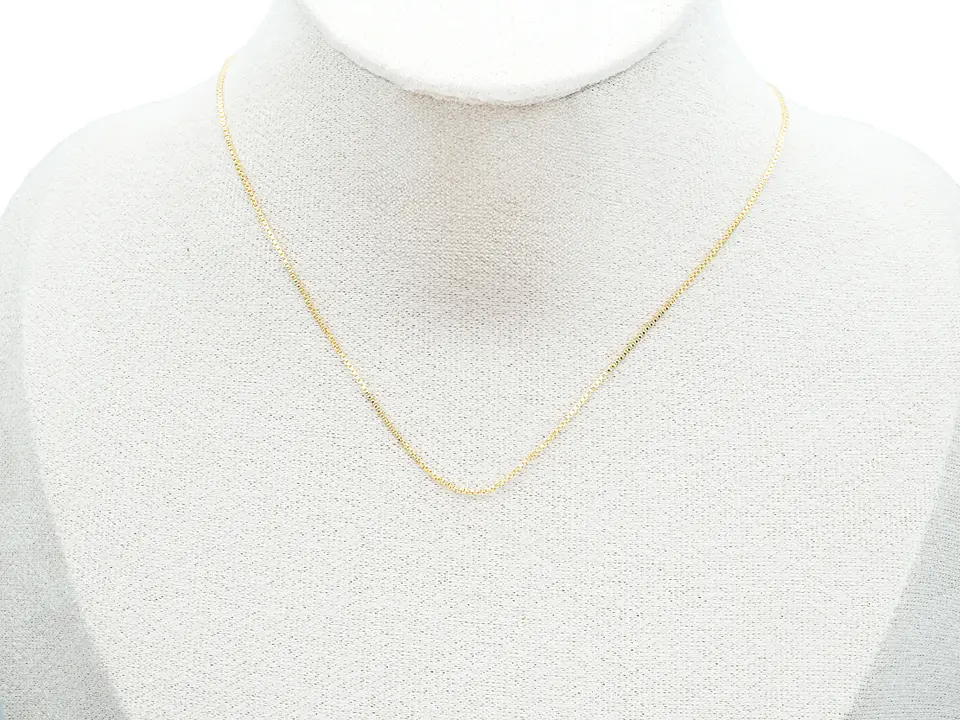 RODIO DORADO CADENA AGUJA PARA COLLAR EXTENSION 45CM 2