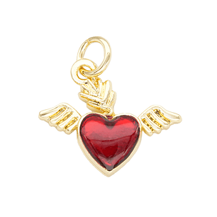 RODIO DORADO DIJE SAGRADO CORAZON 16*15MM