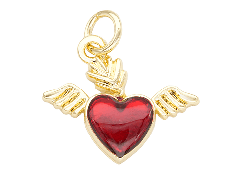 RODIO DORADO DIJE SAGRADO CORAZON 16*15MM