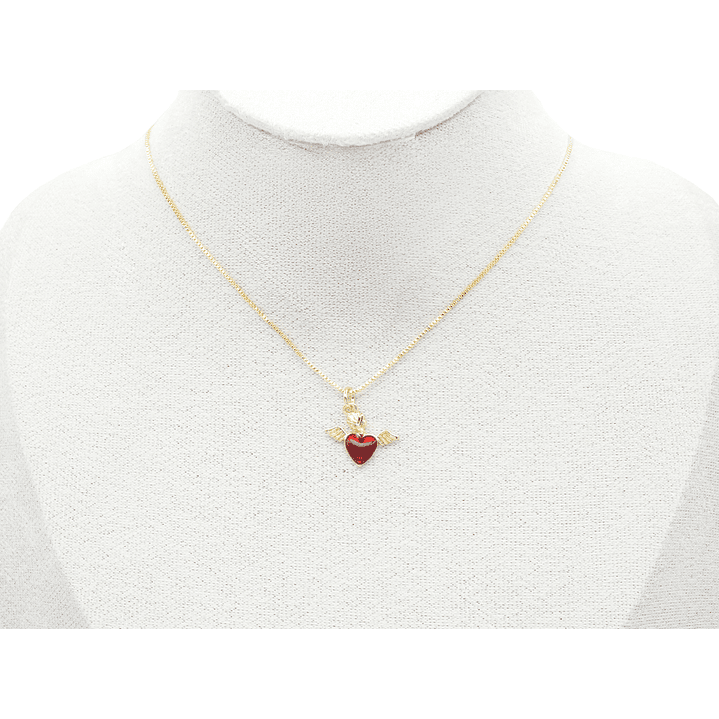 RODIO DORADO DIJE SAGRADO CORAZON 16*15MM 2