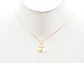 RODIO DORADO DIJE PERLA CONCHA ESTRELLA MAR ZIRCON 14MM - Miniatura 2