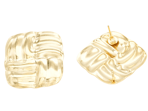 ACERO DORADO TOPO 153 CUADRADO MARTILLADO 27*27M