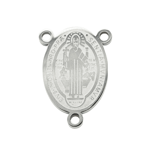 ACERO PLATEADO CRUCERO SAN BENITO  13*18MM