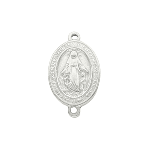 ACERO PLATEADO CENTRO VIRGEN MILAGROSA 9*13MM