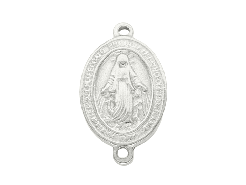 ACERO PLATEADO CENTRO VIRGEN MILAGROSA 9*13MM