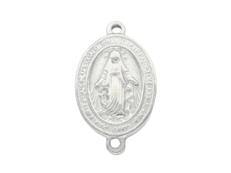 ACERO PLATEADO CENTRO VIRGEN MILAGROSA 9*13MM 1
