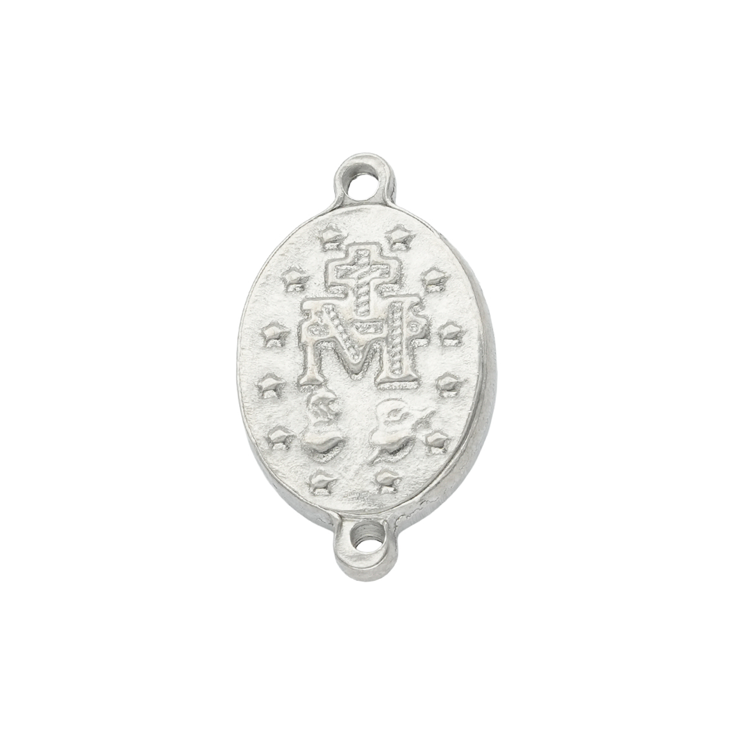 ACERO PLATEADO CENTRO VIRGEN MILAGROSA 9*13MM 2