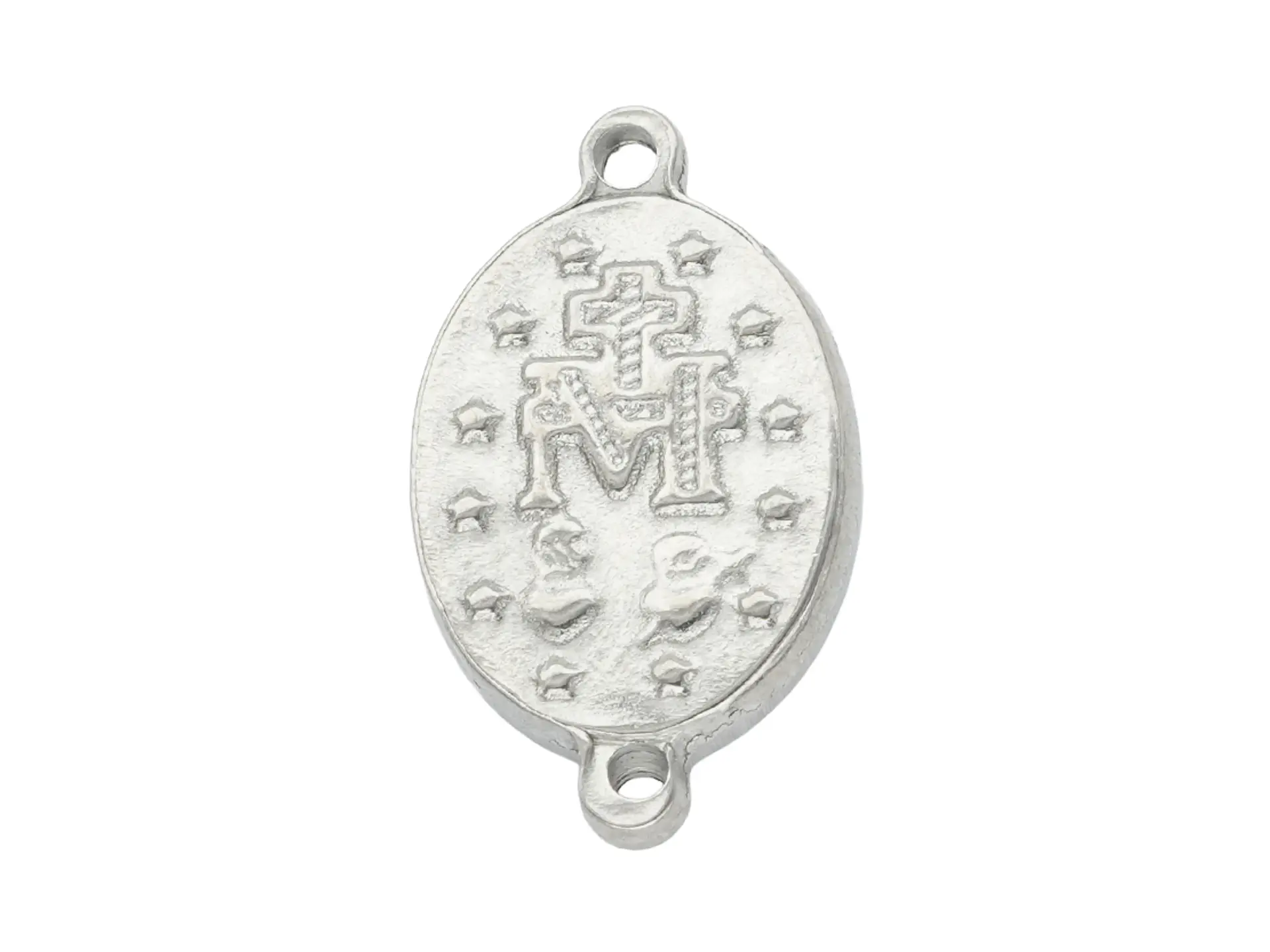 ACERO PLATEADO CENTRO VIRGEN MILAGROSA 9*13MM 2
