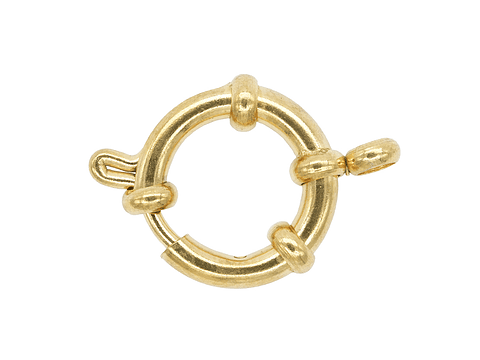 ACERO DORADO BROCHE MARINERO 10MM