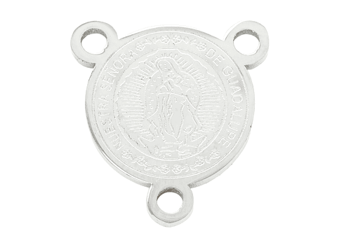 ACERO PLATEADO CRUCERO GUADALUPE 17*19MM