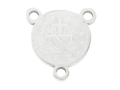 ACERO PLATEADO CRUCERO GUADALUPE 17*19MM