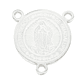ACERO PLATEADO CRUCERO GUADALUPE 12*15MM - Miniatura 1