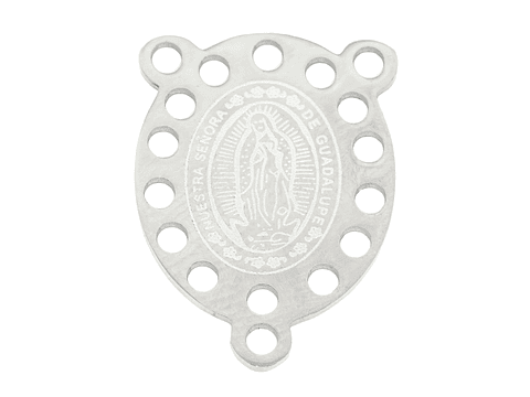 ACERO PLATEADO CRUCERO GUADALUPE RECAMAR 15*20MM