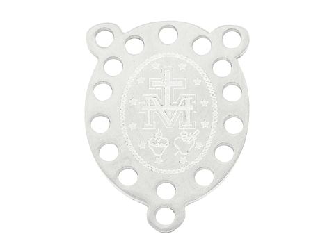 ACERO PLATEADO CRUCERO GUADALUPE RECAMAR 15*20MM