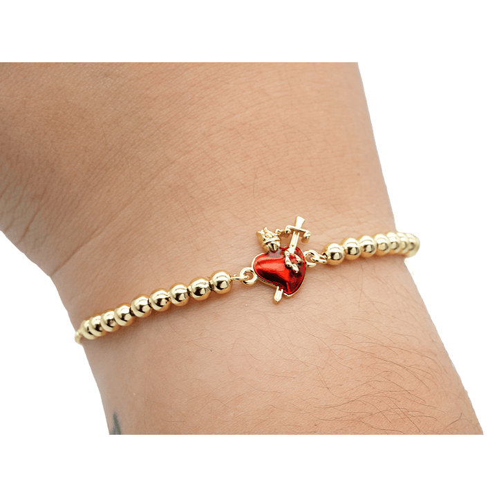 RODIO DORADO PULSERA BALIN 4MM 2