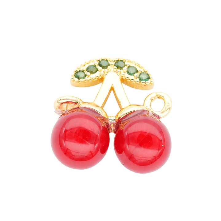 RODIO DORADO CENTRO CEREZA 12*12MM 1