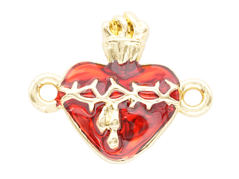 RODIO DORADO CENTRO SAGRADO CORAZON 12*14MM