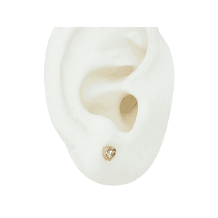 RODIO TERMINADO DORADO TOPO XUPING -127 CORAZON 4MM