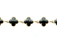ACERO DORADO CADENA VAN CLEEF NEGRO 11MM - thumbnail 1