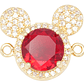 RODIO DORADO CENTRO MICKEY MAUSE ZIRCON 15*14MM - Miniatura 1