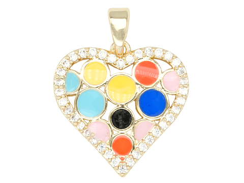 RODIO DORADO DIJE CORAZON 18*18MM