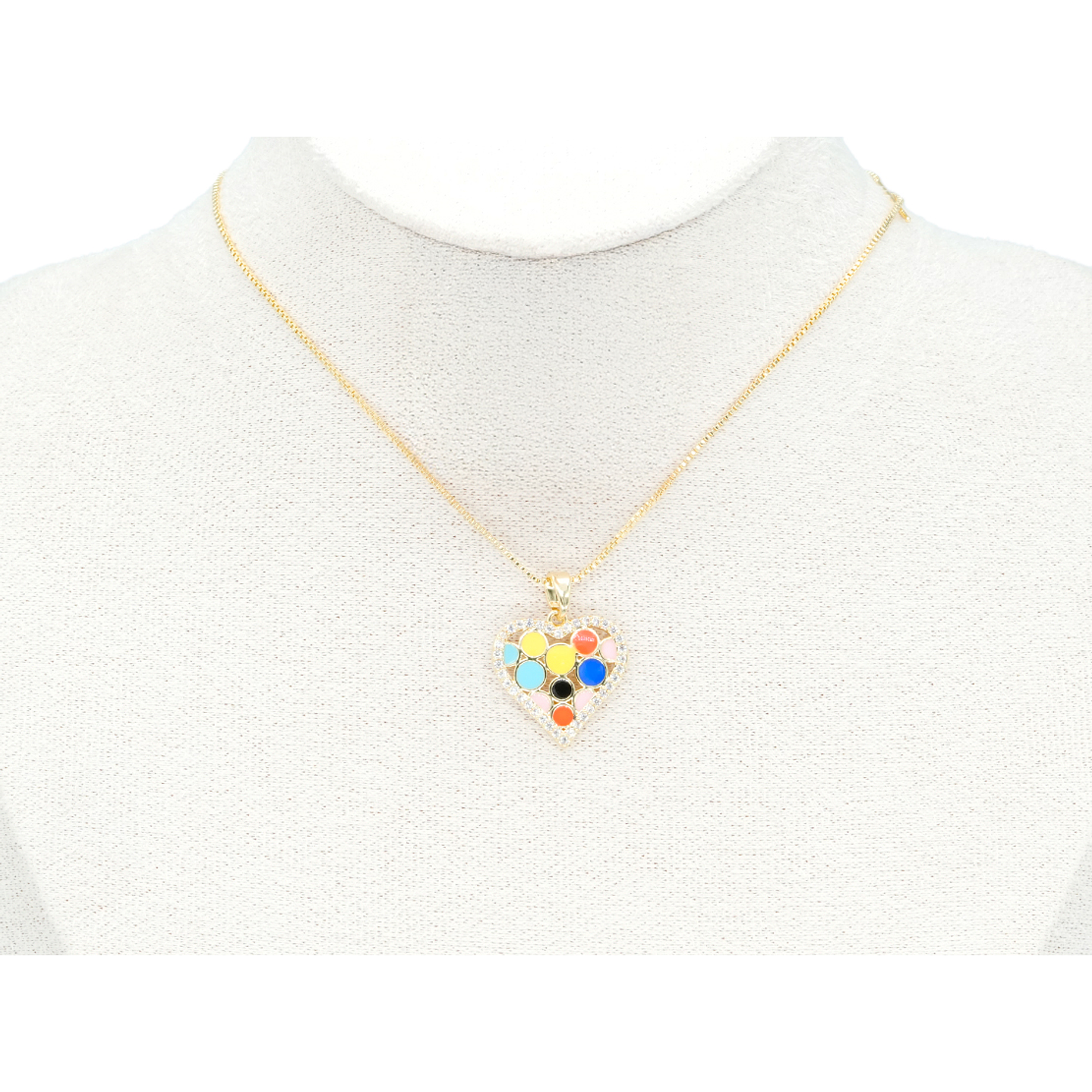 RODIO DORADO DIJE CORAZON 18*18MM 2